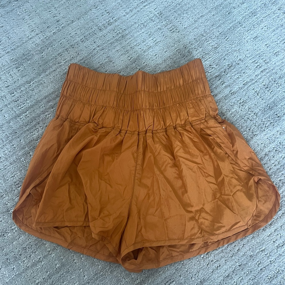 Free people movement brown shorts